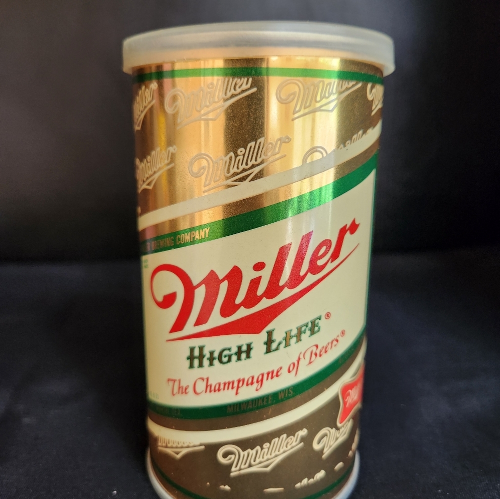 Vintage Miller High Life Beer Can Bank